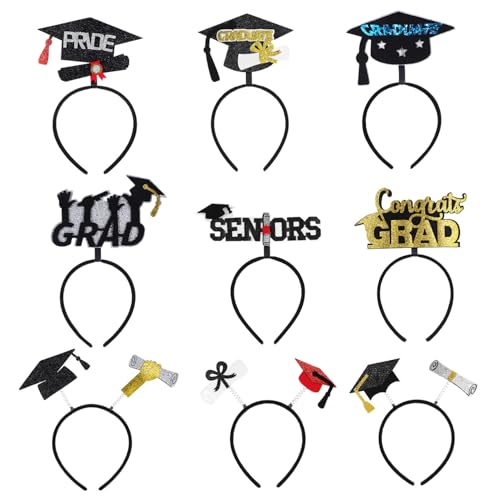 VOSAREA 9 Stück Teiliges Abschluss Stirnband Set Stylische Accessoires für Abschlussfeiern Fotorequisiten und Dekorationen Filz für Unvergessliche Erinnerungen VOSAREA 9 Stück Teiliges Abschluss Stirnband Set Stylische Accessoires für Abschlussfeiern Fotorequisiten und Dekorationen Filz für Unvergessliche Erinnerungen von VOSAREA
