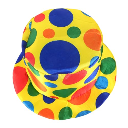 VOSAREA Cosplay Clown Hut Kostüm Clown Cosplay Hut Dekorative Clown Hut Clown Kostüm von VOSAREA