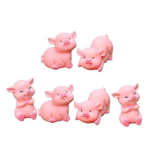 VOSAREA Entzückende Cartoon-Schweinchen-Dekorationen 6 Stück Harz-Ornamente Für Den Schreibtisch Elegantes Zufällige Auswahl VOSAREA Entzückende Cartoon-Schweinchen-Dekorationen 6 Stück Harz-Ornamente Für Den Schreibtisch Elegantes Zufällige Auswahl von VOSAREA