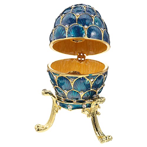 VOSAREA Gold Emaille Schmuckkästchen mit Strasssteine Ostereier Schmuckschatulle Emaillierte Eier Osterei Vintage Schmuckdose Strass Schmuckbox Metall Ringbox Ostern Geschenk VOSAREA Gold Emaille Schmuckkästchen mit Strasssteine Ostereier Schmuckschatulle Emaillierte Eier Osterei Vintage Schmuckdose Strass Schmuckbox Metall Ringbox Ostern Geschenk von VOSAREA