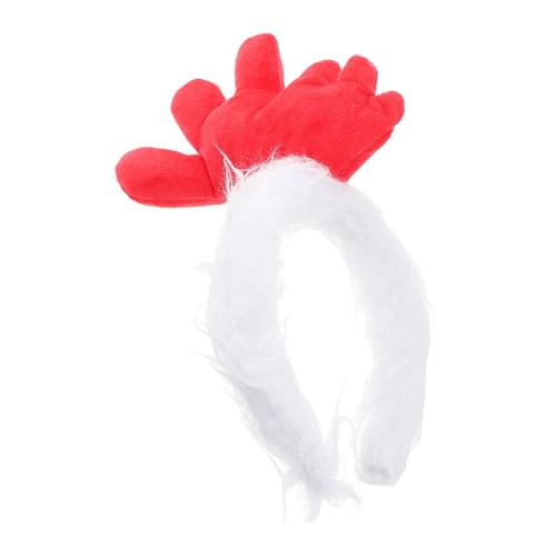 VOSAREA Hahn Stirnband für Erwachsene und Lustige Hühner Kopfbedeckung für Kostümpartys Halloween Ostern und Mottopartys Robustes und Bequemes Zubehör mit Einzigartigem Design von VOSAREA
