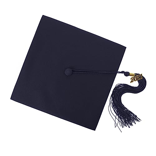 VOSAREA Stylische Abschlussmütze Für Graduierung Bachelors Hut Dunkelblau Ideales Party Headdress Für Abschlussfeiern Und Besondere Anlässe von VOSAREA