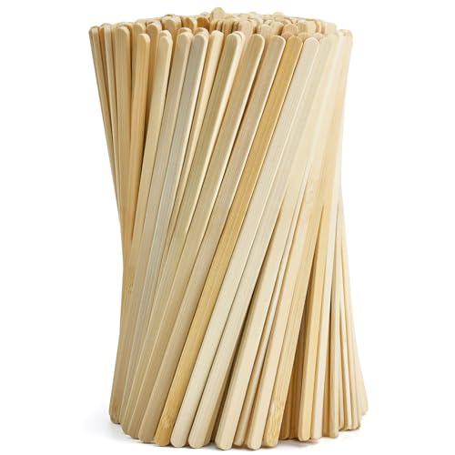 Kaffeerührstäbchen, 100 Stück Rührstäbchen Holz 14 cm Stäbchen zum Mischen von Kaffee Coffee Holzstäbchen Kaffee für Tee Und Kaffee Milch Saft Holzstäbchen Zum Basteln von VOSSOT