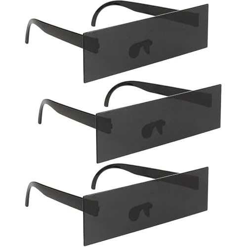 Pixel Brille 3er Set, Lustige Brillen für Erwachsene, Cosplay Mosaik Zensur Brille für Party, Fotorequisiten und Fasching, Witzige Sonnenbrille für Männer Kinder Damen von VOSSOT