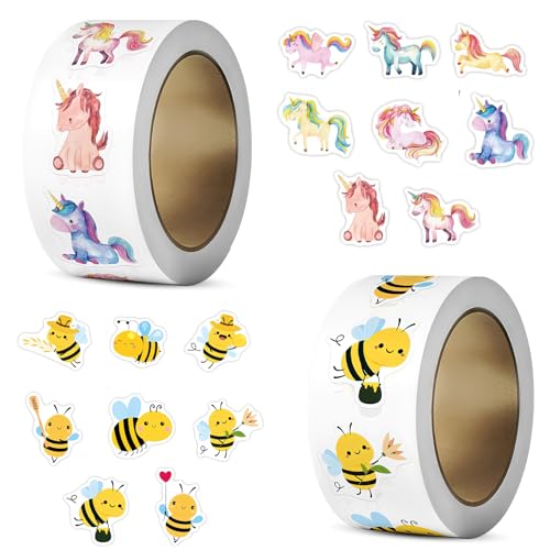 VOSSOT 1000 Stück Biene & Pferde Aufkleber Biene Belohnungsaufkleber für Kinder Tiere Fans, Bienen etiketten aufkleber Niedlich Bunt für Schule, Scrapbooking, DIY Geschenk Mädchen Geburtstag VOSSOT 1000 Stück Biene & Pferde Aufkleber Biene Belohnungsaufkleber für Kinder Tiere Fans, Bienen etiketten aufkleber Niedlich Bunt für Schule, Scrapbooking, DIY Geschenk Mädchen Geburtstag von VOSSOT