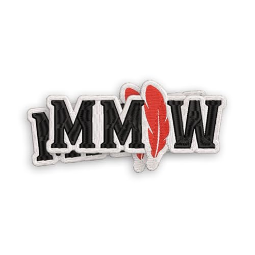 VOTANTA MMIW Patch, Missing Murdered Indigenous Women Patches, USA Political Patch Indianer Gifts Sew On Embroidered Iron On Patches for Clothing Backpack Hat Jacket | 7,6 cm (2 Stück) von VOTANTA