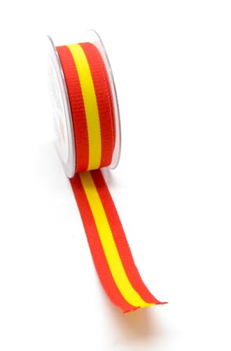 1,5 cm x 2 Meter, spanische Flagge, Stoffrolle für Kunst und Handwerk, Nähen von Stoff, Dekoration der spanischen Flagge. von VOXIN