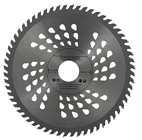 Kreissägeblatt für Handkreissägen, besonders hochwertig, 200 mm x 32 mm Bohrung (mit Reduzierringen für 30 mm-, 28 mm-, 25,4 mm-Bohrungen, für Holzarbeiten, 60 Zähne Kreissägeblatt für Handkreissägen, besonders hochwertig, 200 mm x 32 mm Bohrung (mit Reduzierringen für 30 mm-, 28 mm-, 25,4 mm-Bohrungen, für Holzarbeiten, 60 Zähne von VOYTO