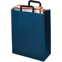 50 VP Papier-Tragetaschen Topcraft blau 40,0 x 45,0 cm von VP