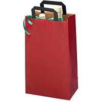 50 VP Papier-Tragetaschen Topcraft rot 32,0 x 42,0 cm von VP