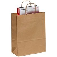 50 VP Papier-Tragetaschen Toptwist braun 24,0 x 31,0 cm 50 VP Papier-Tragetaschen Toptwist braun 24,0 x 31,0 cm von VP