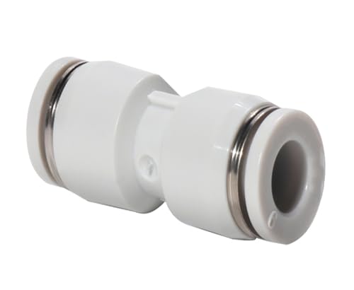 VPCPWTYZY 10 Stück weiße gerade PU-Pneumatik-Steckverbinder – Schnellsteckverbinder for 4/6/8/10/12 mm Luftschläuche catholic(PU4(4mm)) von VPCPWTYZY