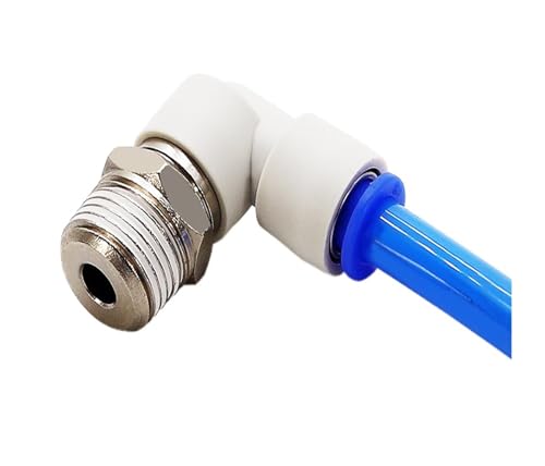 VPCPWTYZY KSH KSL RC RL Serie 360° drehbare pneumatische Winkelverschraubung - Hochgeschwindigkeits-Luftstromanschluss im rechten Winkel catholic(06-M6,KSH) von VPCPWTYZY