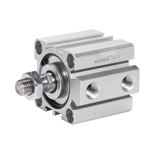 VPCPWTYZY SDA-B Kompakter Pneumatikzylinder (20-100 mm Bohrung, 5-100 mm Hub) Außengewinde catholic(Stroke 25mm -B,Bore 25mm) von VPCPWTYZY