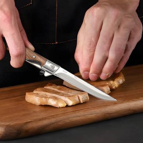 VPOUERY Schwarz Taschenmesser mit Clip EDC Messer Outdoor Messer für Camping Geschenke für Männer VPOUERY Schwarz Taschenmesser mit Clip EDC Messer Outdoor Messer für Camping Geschenke für Männer von VPOUERY