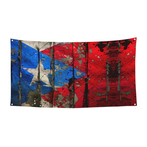 Puerto Rico Tapete Flagprint Festlich Party Banner Karneval Indoor Outdoor Geburtstag Jahrestag Hochzeit Urlaub von VPPUR