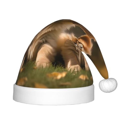 VPPUR Golden Retriever Hunde/Welpen, Haustier-Druck, Weihnachtsmann-Kopfbedeckung für Uni, Weihnachtszubehör, Geschenke und Weihnachtsmütze, Outdoor-Party VPPUR Golden Retriever Hunde/Welpen, Haustier-Druck, Weihnachtsmann-Kopfbedeckung für Uni, Weihnachtszubehör, Geschenke und Weihnachtsmütze, Outdoor-Party von VPPUR