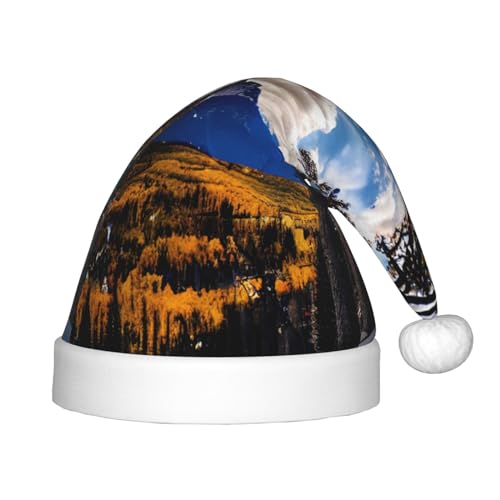 VPPUR Rocky Mountain Range Weihnachtsmann-Kopfbedeckung für Uni, Weihnachtszubehör, Geschenke und Weihnachtsmütze, Outdoor-Party VPPUR Rocky Mountain Range Weihnachtsmann-Kopfbedeckung für Uni, Weihnachtszubehör, Geschenke und Weihnachtsmütze, Outdoor-Party von VPPUR