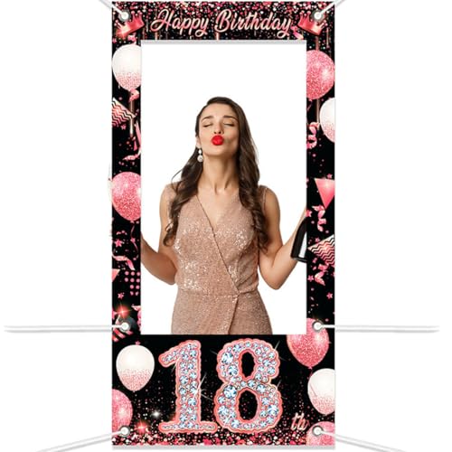 Mädchen Geburtstag Dekorationen Rosa Photo Booth Requisiten Prinzessin Puppe Thema Dekor, Junggesellinnenabschied Dekoration für Mädchen Geburtstag Brautdusche Rosa Party Supplies Mädchen Geburtstag Dekorationen Rosa Photo Booth Requisiten Prinzessin Puppe Thema Dekor, Junggesellinnenabschied Dekoration für Mädchen Geburtstag Brautdusche Rosa Party Supplies von VQEOEOT