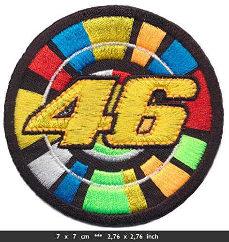 Rossi 46 Aufnäher Patches Aufbügler Motorrad Rennsport Moto GP VR01 Rossi 46 Aufnäher Patches Aufbügler Motorrad Rennsport Moto GP VR01 von VR46