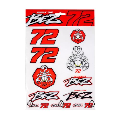 VR/46 RIDERS ACADEMY Marco Bezzecchi Sticker,Unisex,Multi,One Size VR/46 RIDERS ACADEMY Marco Bezzecchi Sticker,Unisex,Multi,One Size von VR46