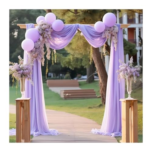 VRKRTVBLB 1pc Arch Vorhänge Drapieren Stoff Festival for Hochzeit Zeremonie Geburtstag Party Braut Dusche Dekoration(10,75x800cm) von VRKRTVBLB