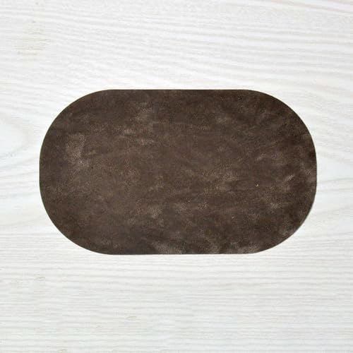 Flicken Sie Jacken mühelos mit unseren innovativen Stoffflicken zum Aufbügeln aus weichem Wildleder (Light Coffee) von VRTYVEYBB