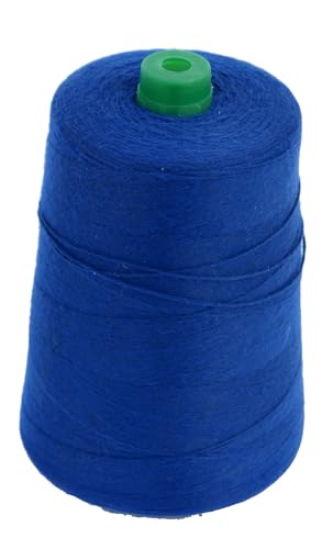 Vrysac -Dickes Polyestergarn Nähgarn Spulen Hohe Festigkeit für Nähmaschinen Nähen, Bast Sacksack, Papier, Jute-Nähmaschine für tragbare Nähmaschine Costales Taschen und Taschen - Blau Vrysac -Dickes Polyestergarn Nähgarn Spulen Hohe Festigkeit für Nähmaschinen Nähen, Bast Sacksack, Papier, Jute-Nähmaschine für tragbare Nähmaschine Costales Taschen und Taschen - Blau von VRYSAC