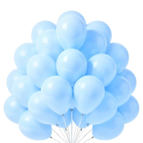 VS 50 Luftballons hellblau Pastell 30 cm Naturlatex biologisch abbaubar umweltfreundlich aufblasbar Luft Helium Wasser für Baby Shower Taufe Geburtstag Abschlussfeier Hochzeit Bogen Jungen Mädchen VS 50 Luftballons hellblau Pastell 30 cm Naturlatex biologisch abbaubar umweltfreundlich aufblasbar Luft Helium Wasser für Baby Shower Taufe Geburtstag Abschlussfeier Hochzeit Bogen Jungen Mädchen von MOFOVS