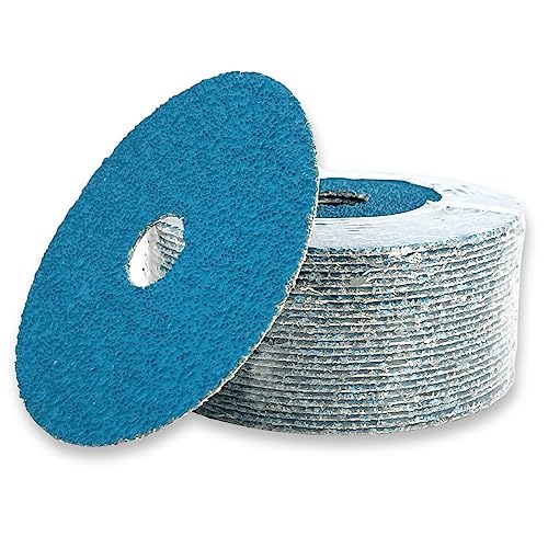 VSM Actirox Keramikharzfaserscheibe, 11,4 x 2,2 cm, Körnung 36, grobe, reißfeste Faserunterseite, 25 Stück, langlebige Schleifscheiben, kompatibel mit Handmaschinen VSM Actirox Keramikharzfaserscheibe, 11,4 x 2,2 cm, Körnung 36, grobe, reißfeste Faserunterseite, 25 Stück, langlebige Schleifscheiben, kompatibel mit Handmaschinen von VSM