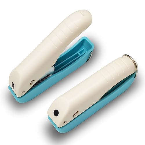 VSREI Handheld Hole Punch Mini Paper Stanzer with Soft Grip, Rund Shape, for Paper Labels Photo Clothing Ticket DIY School DIY Crafts Scrapbook Notebook Card Making - Rund 6.6 mm von VSREI