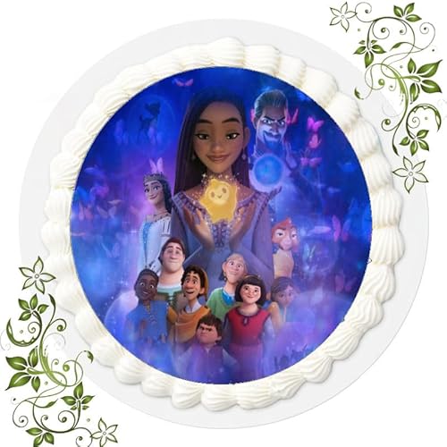 Für den Geburtstag ein Tortenbild, mit dem Motiv: Disney Wish, Essbares Foto für Torten, Tortenbild, Tortenaufleger Ø 20cm ESSPAPIER Wish Nr. 3 Für den Geburtstag ein Tortenbild, mit dem Motiv: Disney Wish, Essbares Foto für Torten, Tortenbild, Tortenaufleger Ø 20cm ESSPAPIER Wish Nr. 3 von VSW
