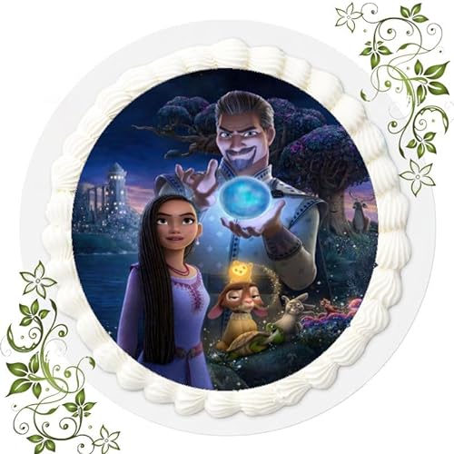 Für den Geburtstag ein Tortenbild, mit dem Motiv: Disney Wish, Essbares Foto für Torten, Tortenbild, Tortenaufleger Ø 20cm ESSPAPIER Disneys Wish Nr. 1 von VSW