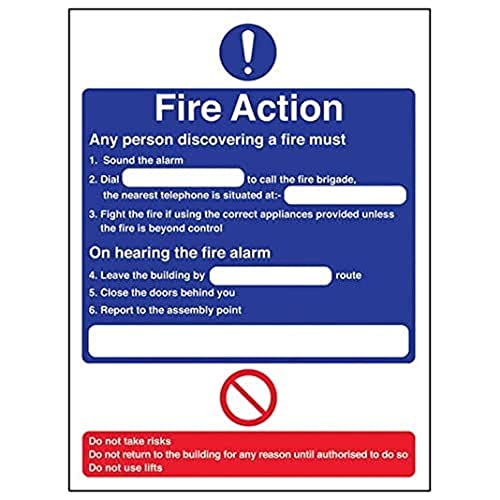 Umweltfreundliches Feuerwehrtelefon, 200 x 300 mm von VSafety