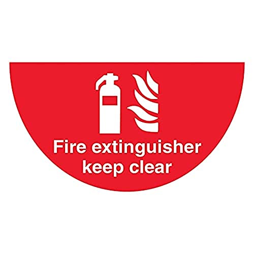 V Safety Feuerlöscher – 620 x 350 mm – Halbmond selbstklebender Bodenaufkleber V Safety Feuerlöscher – 620 x 350 mm – Halbmond selbstklebender Bodenaufkleber von VSafety