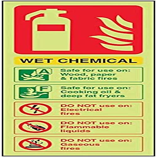 VSafety englisches Feuerlöscher-Schild, im Dunkeln leuchtend, CO2-Kennzeichnung, 100 x 280 mm, starrer Kunststoff VSafety englisches Feuerlöscher-Schild, im Dunkeln leuchtend, CO2-Kennzeichnung, 100 x 280 mm, starrer Kunststoff von VSafety