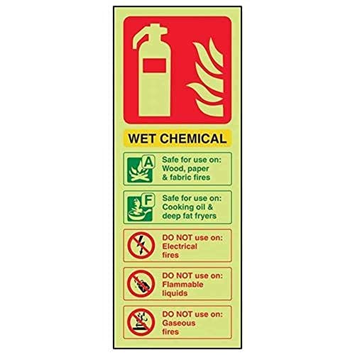 VSafety englisches Feuerlöscher-Schild, im Dunkeln leuchtend, CO2-Kennzeichnung, 75 x 200 mm, selbstklebendes Vinyl VSafety englisches Feuerlöscher-Schild, im Dunkeln leuchtend, CO2-Kennzeichnung, 75 x 200 mm, selbstklebendes Vinyl von VSafety