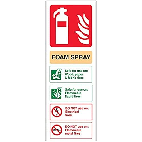 vsafety 11003 Hammer/Schlägel aj-s Feuerlöscher Schild, Schaumstoff Spray ID, selbstklebend, Hochformat, 100 mm x 280 mm, beige/schwarz/grün/rot vsafety 11003 Hammer/Schlägel aj-s Feuerlöscher Schild, Schaumstoff Spray ID, selbstklebend, Hochformat, 100 mm x 280 mm, beige/schwarz/grün/rot von VSafety