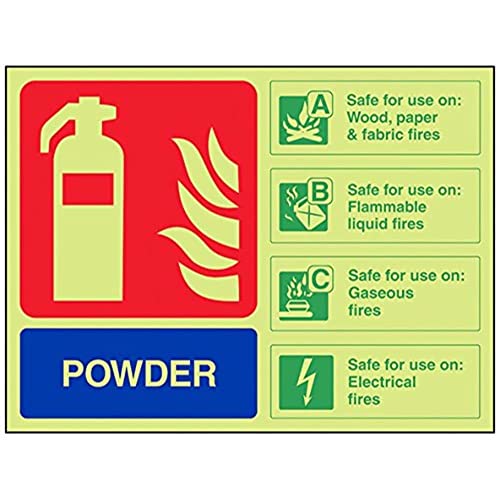 VSafety Feuerlöscher-Schild, leuchtet im Dunkeln, 200 x 150 mm, starrer Kunststoff VSafety Feuerlöscher-Schild, leuchtet im Dunkeln, 200 x 150 mm, starrer Kunststoff von VSafety