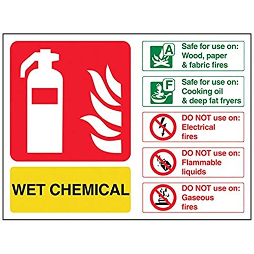 vsafety 11018 AR Feuerlöscher S Zeichen, Wet chemischen ID, selbstklebend, Landschaft, 200 mm x 150 mm, grün/rot/gelb vsafety 11018 AR Feuerlöscher S Zeichen, Wet chemischen ID, selbstklebend, Landschaft, 200 mm x 150 mm, grün/rot/gelb von VSafety