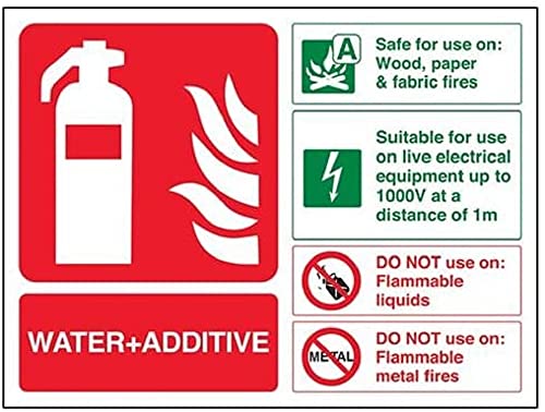 vsafety 11022 AR Feuerlöscher S Zeichen, Wasser und Zusatz ID, selbstklebend, Landschaft, 200 mm x 150 mm, grün/rot vsafety 11022 AR Feuerlöscher S Zeichen, Wasser und Zusatz ID, selbstklebend, Landschaft, 200 mm x 150 mm, grün/rot von VSafety