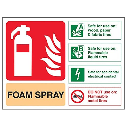 vsafety 11024 al-r Feuerlöscher Schild, Schaumstoff Spray ID Sicher für elektrische Kontakt, starrer Kunststoff, Landschaft, 150 mm x 100 mm, beige/schwarz/grün/rot vsafety 11024 al-r Feuerlöscher Schild, Schaumstoff Spray ID Sicher für elektrische Kontakt, starrer Kunststoff, Landschaft, 150 mm x 100 mm, beige/schwarz/grün/rot von VSafety
