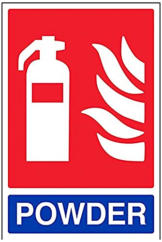 VSafety Powder Feuerlöscher, Hochformat, 200 x 300 mm, 1 mm starrer Kunststoff VSafety Powder Feuerlöscher, Hochformat, 200 x 300 mm, 1 mm starrer Kunststoff von VSafety
