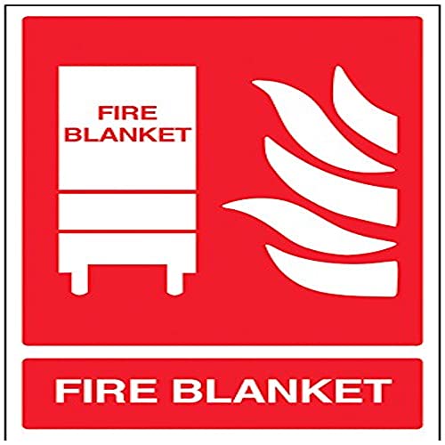 vsafety 11034 au-s Feuerlöscher Schild, Fire, selbstklebend, Porträt, 200 mm x 300 mm, rot von VSafety