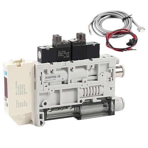 VTCTYBPGBW Integrated Vacuum Generator Suction and Rupture Integrated, ZK2A07K5A-10K5A-08, Small Digital Display with Rupture Valve(ZK2A10K5N-08) von VTCTYBPGBW