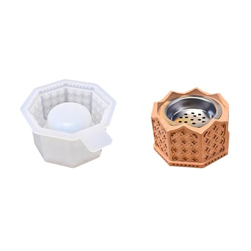 Artisanal Arabic Design Silicone Mold For Handmade CandleFragrances Diffusers And Decorative Wax Silicone Incenses Burners Mold von VTIDOBE