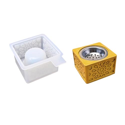Artisanal Arabic Design Silicone Mold For Handmade CandleFragrances Diffusers And Decorative Wax Silicone Incenses Burners Mold von VTIDOBE