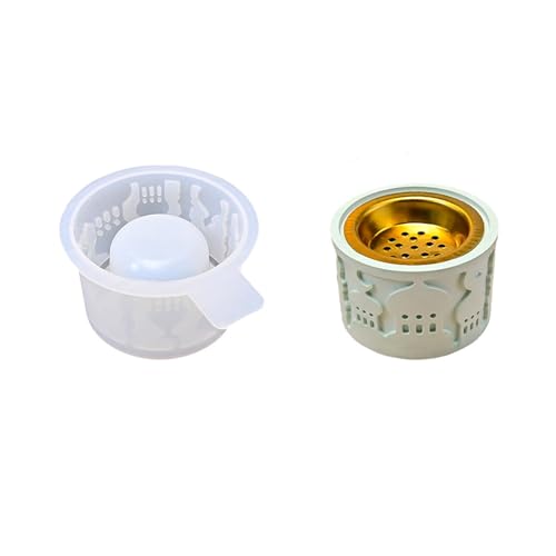 Artisanal Arabic Design Silicone Mold For Handmade CandleFragrances Diffusers And Decorative Wax Silicone Incenses Burners Mold von VTIDOBE