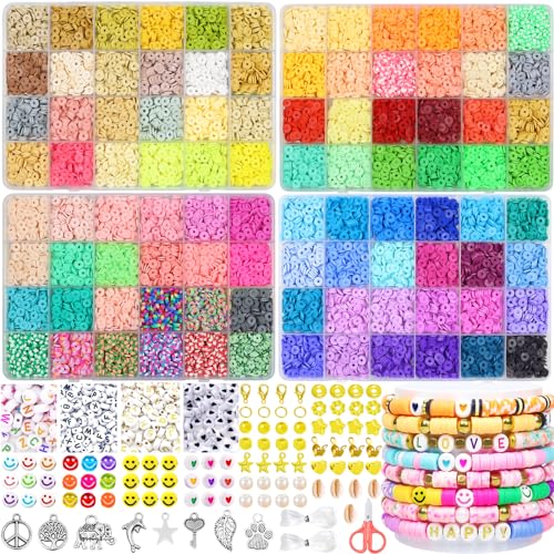 96 Farben 12300 Stück Clay Beads, Perlen für Armbänder, Perlen Set 6mm Perlen Zum Auffädeln, Polymer Clay Perlen, Perlen Armbänder Selber Machen Set mit Buchstaben Perlen für DIY Armband Schmuck 96 Farben 12300 Stück Clay Beads, Perlen für Armbänder, Perlen Set 6mm Perlen Zum Auffädeln, Polymer Clay Perlen, Perlen Armbänder Selber Machen Set mit Buchstaben Perlen für DIY Armband Schmuck von VTSHENY