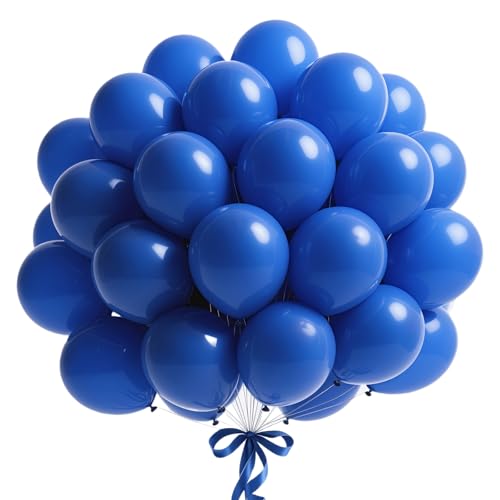 Luftballon Girlande Blau, 100 Stück 10 Zoll Marineblau luftballons, Blaue Girlande Luftballons Geburtstag Set, Dunkelblau Latex Ballons Set für Geburtstag Babyparty Hochzeit Festival Party Deko Luftballon Girlande Blau, 100 Stück 10 Zoll Marineblau luftballons, Blaue Girlande Luftballons Geburtstag Set, Dunkelblau Latex Ballons Set für Geburtstag Babyparty Hochzeit Festival Party Deko von VUCDXOP